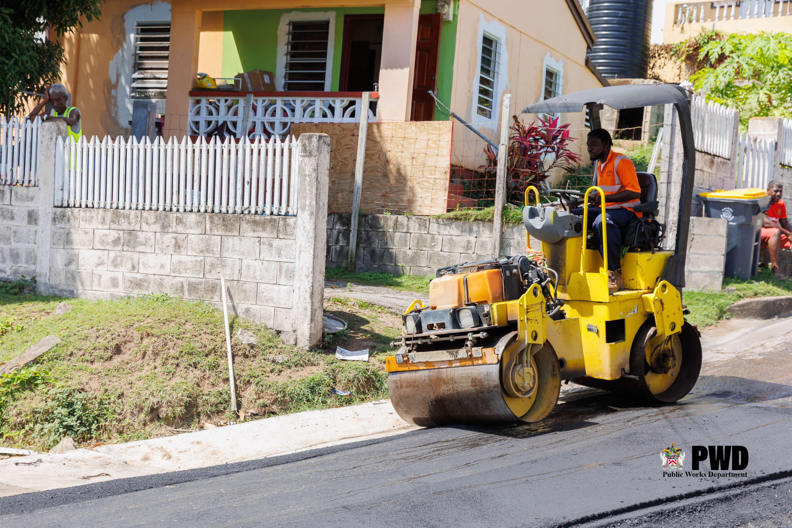 PWD Asphalt Crew Repairs Road in St. Peters