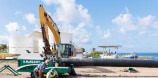 Construction of the Basseterre Desalination Plant Progresses as the Fusing of Intake Lines Begins